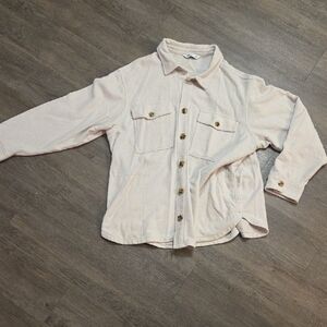 Sonoma • Cream Flannel Button-Down